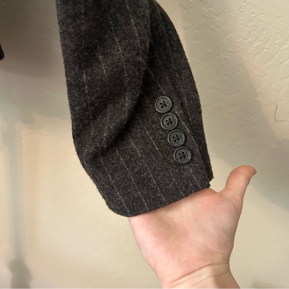 SOLD - Y2K J. Crew Pinstripe Wool Blazer - Picture 8 of 11